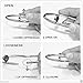 VossWang Women's Stainless Steel Nail Style Love Bangle Bracelet