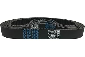 1PCS 736-8M Closed-Loop Belts, Perimeter 736mm, Width 20/30/35/40/55/70mm, HTD8M Synchronous Belt, Rubber Arc Tooth, Fibergla