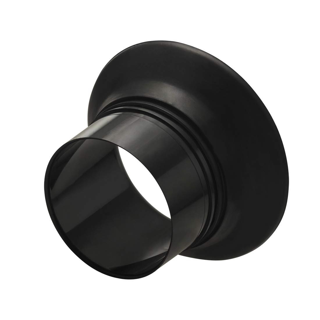 Alnicov Bass Drum Enhancer ABS Rubber Bass Drum Kick Enhancer with Black Port Hole Protector Black