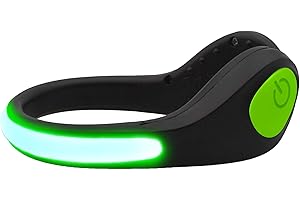 LOBKIN Safety Bracelets, LED Slap Armband Kids Walking at Night Safe LED Light Wrist Light Reflective Belt, Magic Band Running Lights for Runners