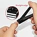 Behomy Stainless Steel Nail Clipper Cutter Set, Fingernail Clippers and Toenail Clippers with Nail File (Black)