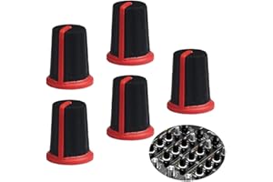 WXYINSPAS 5pcs EQ Rotary Knob Replacement Equalizer Potentiometer Fader Knobs Push Rod Cap for DJ Controller Mixer Console Pioneer DJM700 750 800 850 900NEXUS 900SRT 900NXS2 2000 XDJRX RX2 RX3 XZ(REe)