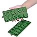 3 Pack Silicone Christmas Candy Molds, DanziX Christmas Chocolate Molds for Holiday Party Cake Decoration - Red,Green