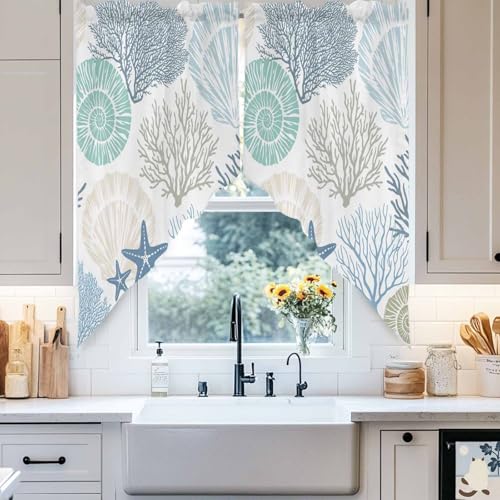 Ocean Theme Window Valance Set