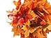 Sunrisee 2 Pcs Artificial Maple Shrubs Fake Flowers Plants Fall Maple Leaf Bunches for Halloween Home Garden Office Decor, 11.8''