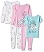 Carter's Girls' Toddler 5-Piece Cotton Snug-Fit Pajamas, Little Dancer, 4T