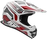 Vega Helmets VRX Advanced Off Road Motocross Dirt Bike Helmet (Red Venom Graphic, Large)