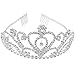SUMERSHA Wedding Tiara with Comb Bridal Shining Rhinestones Crystal Headband Pageant Princess Bridal Prom Decoration Party Wear