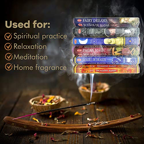 AurAmbiance Herbal Frankincense and Myrrh Incense Sticks Variety Pack