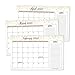 Gold 2020-2021 Large Monthly Desk or Wall Calendar Planner, Big Giant Planning Blotter Pad, 18 Month Academic Desktop, Hanging 2-Year Date Notepad Teacher, Mom Family Home or Business Office 11x17