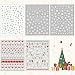 Whaline 2000+ Pcs 20 Sheets Christmas Nail Art Stickers 3D Winter Self-Adhesive Nail Decals Santa Claus Reindeer Xmas Tree Bells Snowflakes Nail Stickers for Women Girls Manicure DIY Nail Decoration