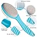 Rabbitroom 2-in-1 Natural Pumice Stone Foot Brush Callus Remover with Plastic Handle Feet File Callus Remover Pedicure Tool Exfoliating Scrubber for Dead Skin (Blue)