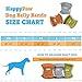 HappyPaw Reusable Washable Dog Belly Bands (3 Pack - Size Medium) - Durable Comfortable Stylish Dog Wraps for Male Dogs - Premium Quality