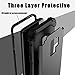 XIQI Compatible with Samsung Galaxy S9 Case Three Layer Hybrid Heavy Duty Impact Defender Bumper Anti-Scratch Case Cover for Galaxy S9 (2018),Black