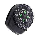 Black Button Compass Mini Survival Compass Compass