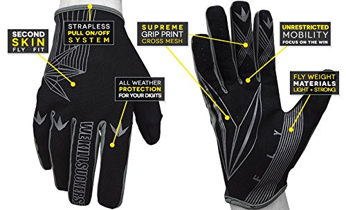 Bunkerkings Featherlite Fly Second Skin Multi-Sport Paintball Gloves with Smartphone Friendly Fingertips