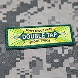 Double Tap Don't Shoot Once Shoot Twice - Full Color