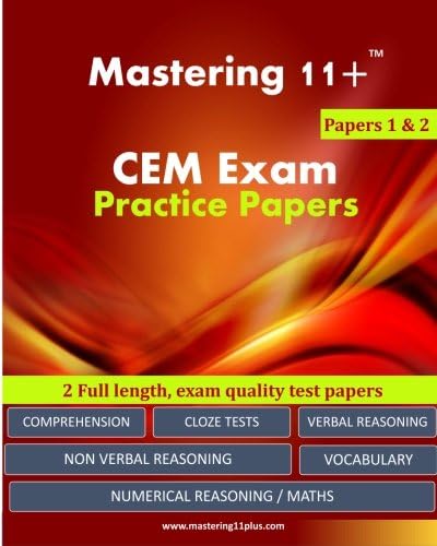 11+ CEM Exam Practice Papers - Pack 1: Mastering 11+