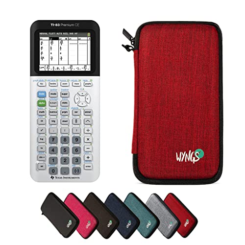 TI-83 Premium CE including a WYNGS protective case in Red - Basic Set โ image 1