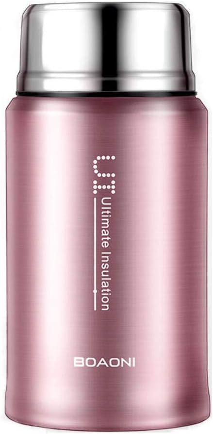 Boaoni 750Ml Thermos Food Jar Vacuum Insulated Stainless Steel Thermal Kitchen Lunch Box Keep Heat Containers With Folding Spoon