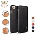 iPhone 8/7 Case Shockproof, G-CASE [Business] Ultra Slim Folio Flip Leather Wallet Case With Card Slot for Cash/Nano SIM Card/Ejector Pin Protective Skin Cover for iPhone 8/7-Black(2017)