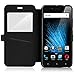 IVSO BLU Vivo XL 2 Case - [View Window] [Stand View] [Full Range Protection] Ultra-thin Super Magic Folio Stand Case for BLU Vivo XL 2 / BLU Vivo XL2 Phone(Black)