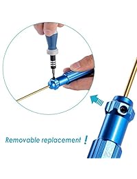 Portabrocas hexagonales TiNi de nitruro de titanio NEEWER. Juego de 4 unidades de 1.5mm, 2mm, 2.5mm, 3.0mm