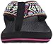 Skechers Cali Women's Asana-Seek Flip Flop,Black/Multi,7 M US