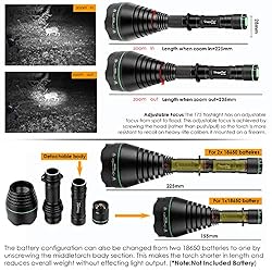 UniqueFire T75 IR Flashlight Kit 940nm Infrared