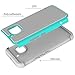 HTC 10 Case, KUMIHO [Hybrid Dual Layer Armor] [Shock Proof] Defender Protective Case Cover for HTC 10 (Mint)