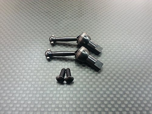 Traxxas Latrax Rally Upgrade Parts Steel Front / Rear CVD Drive Shaft (23mm) - 1Pr Black