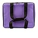 Carry Bag for 87 Essential Oil Wooden Box Organizer - Large Travel Carrying Bag for Wood Case (Purple)