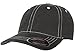Original Flexfit Contrasting Stitch Blank Hat Baseball Cap Fitted Flex Fit 6386 Small/Medium - Black/Stone