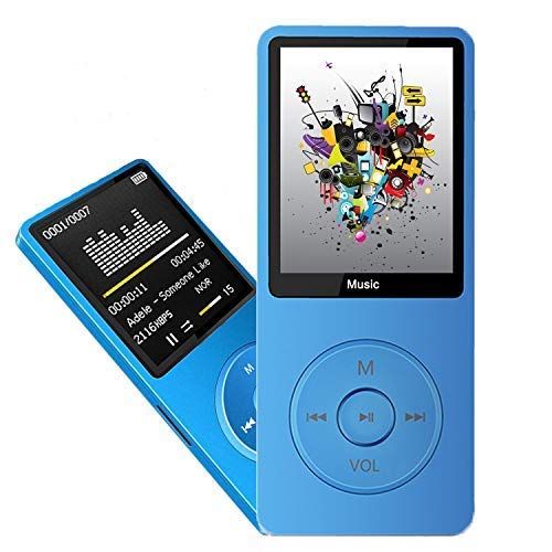 MP3 Player, Dyzeryk Music Player with 16GB Micro SD Card, Ultra Slim Music Player with Buildin