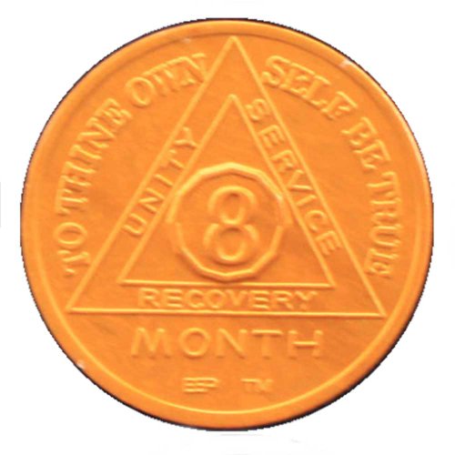 SET of 12 Recovery AA Medallion / Coins BSP 24hr-11mo Commemorative