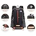 Camel Hiking Backpack Travel Backpack Outdoor Backpack Lightweight & Durable (Black)