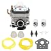 Panari 753-1225 Carburetor with Fuel Line Filter for MTD Troy Bilt TB415CS TB425CS TB465SS TB475SS TB490BC Trimmer Ryobi 650r 825r 825RA 875r 890 890r Yard Man YM21SS YM26SS YM26BC Brush Cutter primary