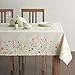 Maison d' Hermine Table Cloth Rectangle Table 100% Cotton 54 x 72 Inches Tablecloth Reusable Decorative Everyday Use for Dining Room, Farmhouse, Home, Party, Festive & Wedding Spring Summer - Colmar