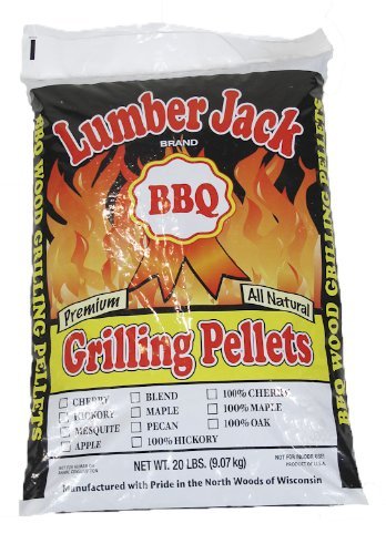 Lumber Jack 100% Hardwood Grilling Smoker Pellets, 100% Cherry, 20 LB