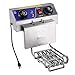 PNR Commercial Electric 23.4L Deep Fryer Dual Tanks with Timers and Drains Reset Button French Fry Restaurant