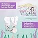 Threemart Mermaid Party Supplies Favor Kit-Mermaid Birthday Decoration For Girls Mermaid Plates Cups Napkins Straws Mermaid Birthday Banner And Mermaid Favor Bags Serves 16