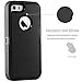 iPhone 5S Case,iPhone SE Case,Fogeek Heavy Duty PC and TPU Combo Protective Defender Body Armor Case Compatible for iPhone 5S,iPhone SE and iPhone 5 with Fingerprint Function (Black)