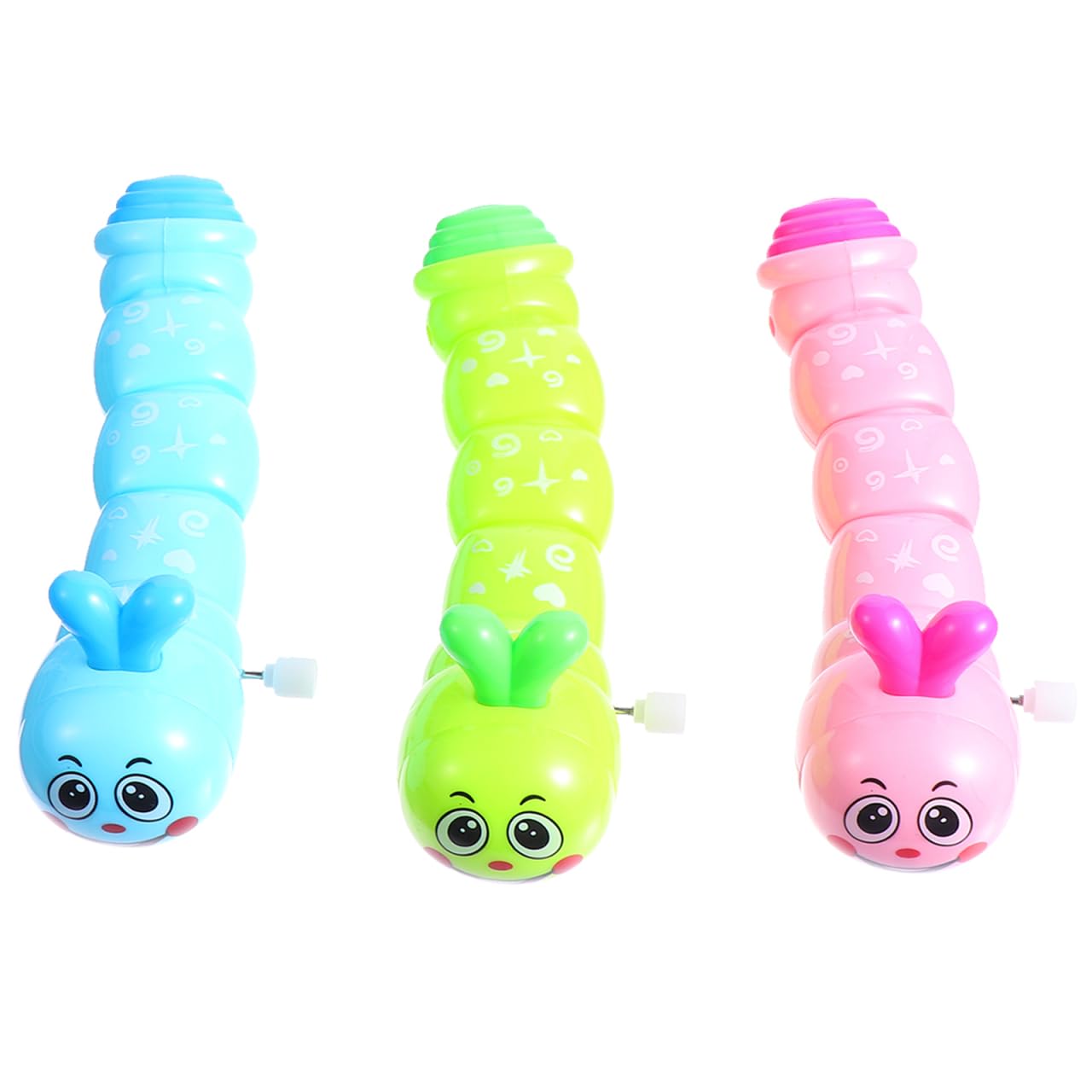TOYANDONA Kids Toys Kids Toys Kids 3PCS Caterpillar Wind Up Toy, Funny Kids Caterpillar Toy Plaything Favors for Boys Girls Childrens Childrens