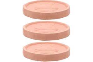 SHINEOFI 3Pcs Terracotta Sugar Saver Moisture Control Discs for Food Storage Containers Brown Sugar Softener Reusable Humidit