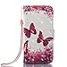 iPhone SE/5S Case, [Shock Absorbent] PU Leather Kickstand Wallet Cover Durable Flip Carrying Case with Magnetic Closure Birthday Gift for Girlfriend Boyfriend for Apple iPhone SE/5S