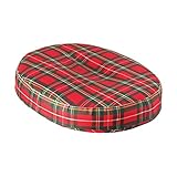 DMI Convoluted Foam Ring Donut Seat Cushion Pillow for Back Pain, Hemorrhoids and After Childbirth, 18 inch, Plaid