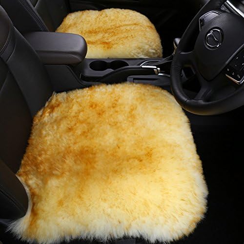 KAWOSEN 100% Australian Wool Universal Pure Natural Wool Seat Cover 45x45cm Muti Colors Winter Car Cushion