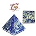 Lapis Lazuli Chakra Spiritual Healing Crystal Gem Pyramid Medium 24 mm Base Beverly Oaks Exclusive COA