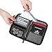 BAGSMART Travel RFID Blocking Wallet Passport Holder Cover Document Organizer for Men and Women
