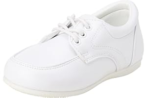 Josmo Baby Boys’ Dress Shoes – Casual Leatherette Derby Walking Shoes (Infant/Toddler)